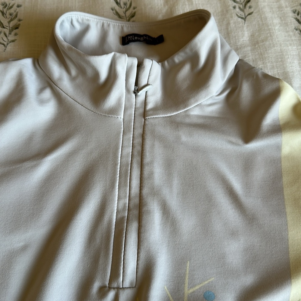 J. McLaughlin size large (12) quarter zip women’s top, long sleeve. - Picture 4 of 8
